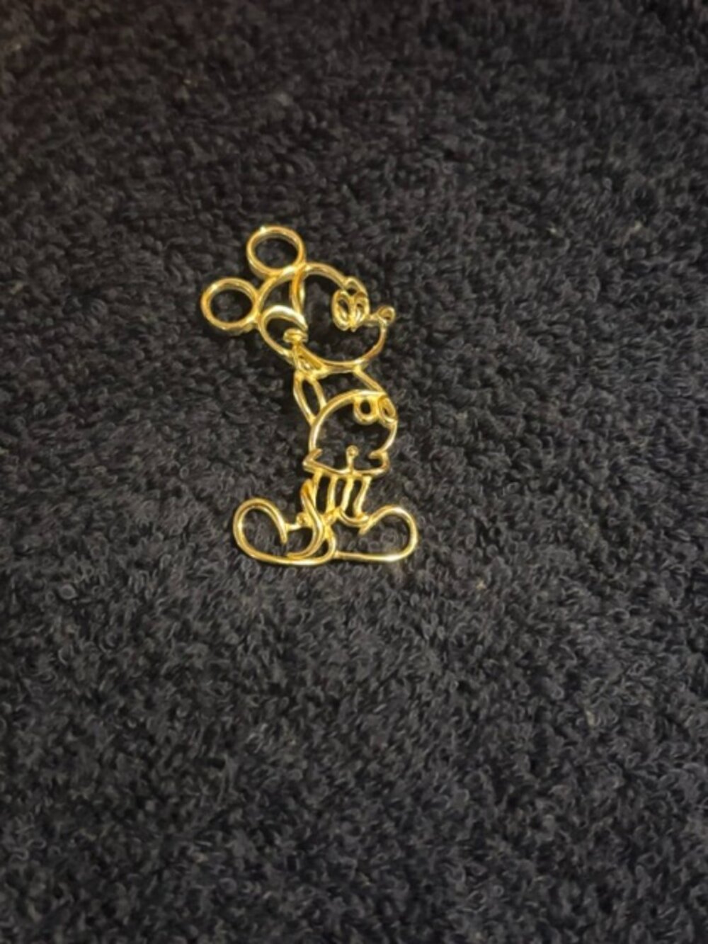 Sterling silver Mickey Mouse